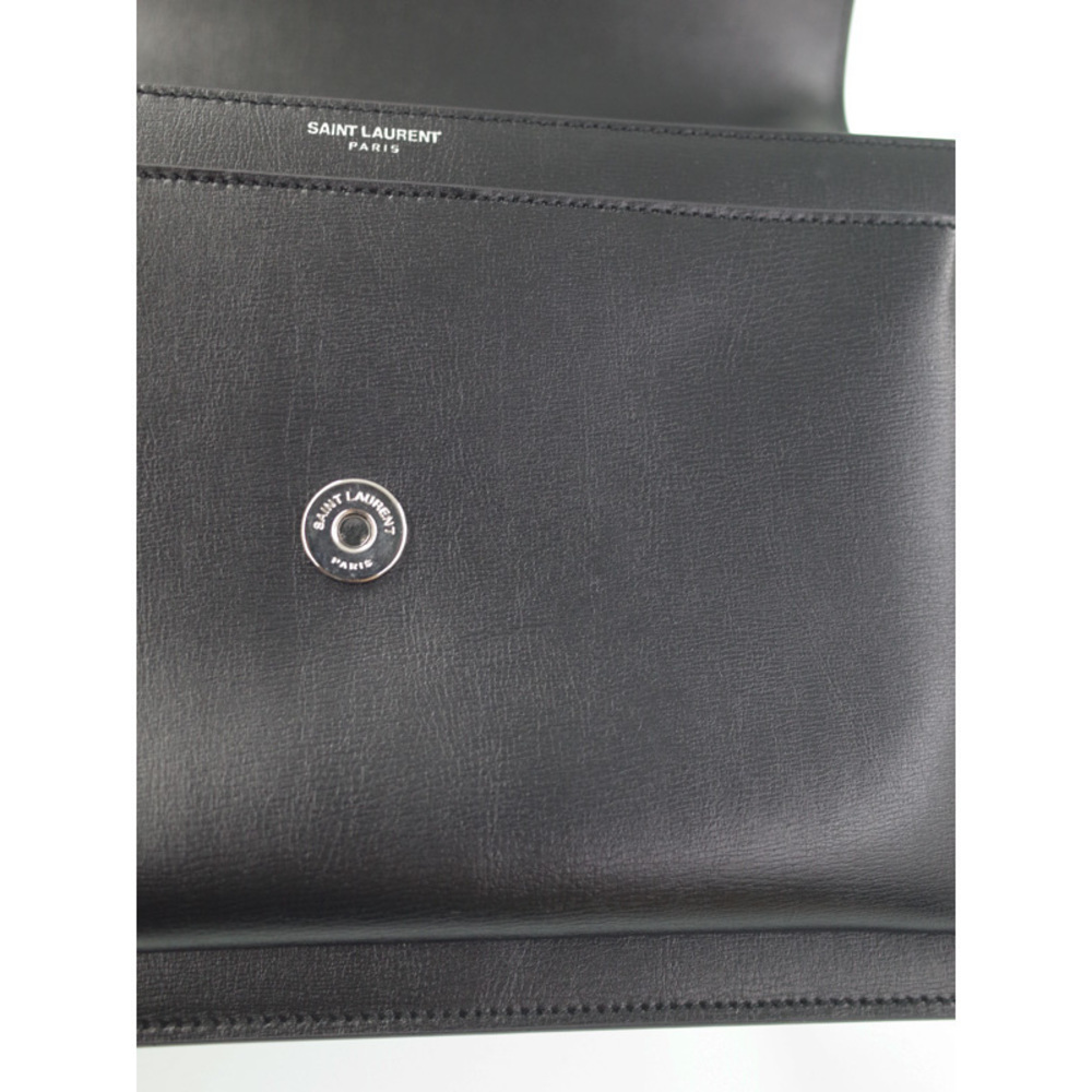 Saint Laurent Sunset Large Chain Shoulder Bag Black - Picture 5 of 9